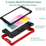 Custodia protettiva antiurto in silicone + PC con supporto, For Samsung Galaxy Tab A 8.0 2019, For Samsung Galaxy Tab A 8.4(2020), For Samsung Galaxy Tab A7 Lite T225/T220, For Samsung Galaxy Tab S6 Lite, For Samsung Galaxy Tab S7 FE                   ...