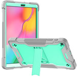 Custodia protettiva antiurto in silicone + PC con supporto, For Samsung Galaxy Tab A 10.1 (2019), For Samsung Galaxy Tab A7 10.4 (2020)
