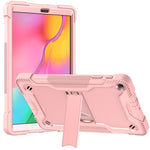 Custodia protettiva antiurto in silicone + PC con supporto, For Samsung Galaxy Tab A 10.1 (2019), For Samsung Galaxy Tab A7 10.4 (2020)