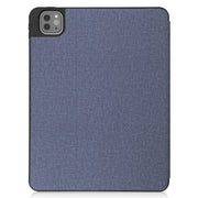 Custodia in pelle Flip orizzontale TPU con struttura in tessuto con slot per penna e supporto, For iPad Pro 11 inch 2021 / 2020 / 2018
