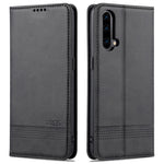 AZNS Custodia in pelle a vibrazione orizzontale con struttura in vitello magnetico con slot per carte, supporto e portafoglio, For OnePlus Nord CE 5G