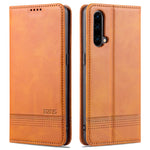 AZNS Custodia in pelle a vibrazione orizzontale con struttura in vitello magnetico con slot per carte, supporto e portafoglio, For OnePlus Nord CE 5G