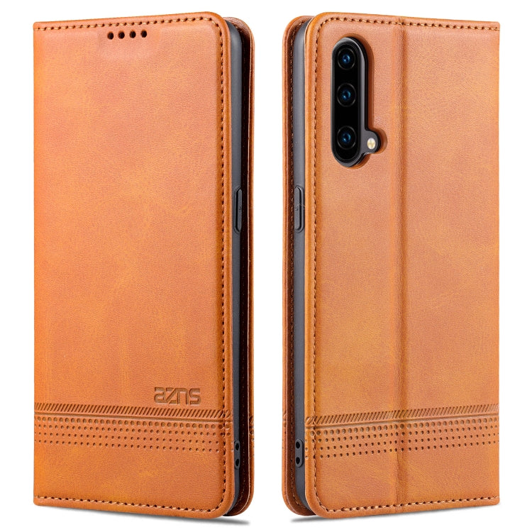 AZNS Custodia in pelle a vibrazione orizzontale con struttura in vitello magnetico con slot per carte, supporto e portafoglio, For OnePlus Nord CE 5G
