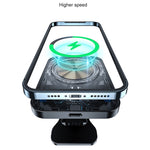 adj-987 15W Magsafe Caricatore wireless per presa d'aria magnetica per auto per iPhone serie 12, con indicatore LED