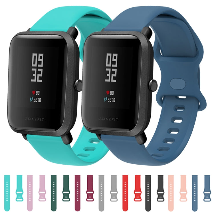 Per cinturino di ricambio in silicone con fibbia a farfalla Amazfit GTS 2e, 20mm, 22mm