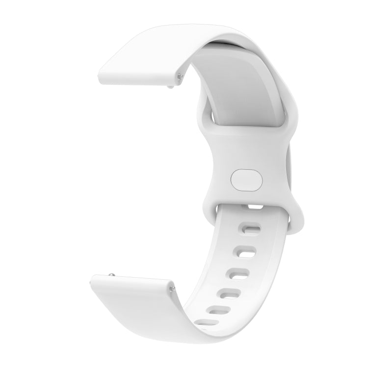 Per Garmin Venu / Samsung Galaxy Watch Active 2 Cinturino di ricambio per cinturino di ricambio in silicone con fibbia interna universale, 20mm, 22mm