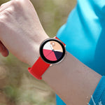 Per Garmin Venu / Samsung Galaxy Watch Active 2 Cinturino di ricambio per cinturino di ricambio in silicone con fibbia interna universale, 20mm, 22mm
