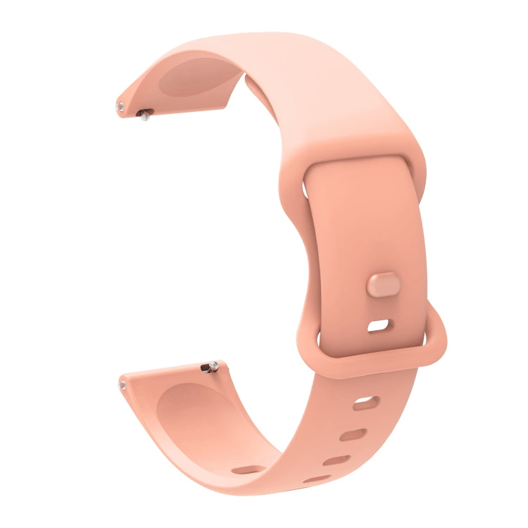 Per Garmin Venu / Samsung Galaxy Watch Active 2 Cinturino di ricambio per cinturino di ricambio in silicone con fibbia interna universale, 20mm, 22mm