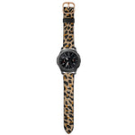 Cinturino di ricambio per cinturino universale in pelle stampata, 22mm For Xiaomi Haylou RT RS3 LS04 / LS05S, 22mm For Samsung Galaxy Watch 46mm