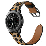 Cinturino di ricambio per cinturino universale in pelle stampata, 22mm For Xiaomi Haylou RT RS3 LS04 / LS05S, 22mm For Samsung Galaxy Watch 46mm