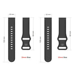 Per Xiaomi Haylou RT RS3 LS04 / LS05S Cinturino di ricambio per cinturino di ricambio in silicone con fibbia posteriore interna universale, 20mm, 22mm