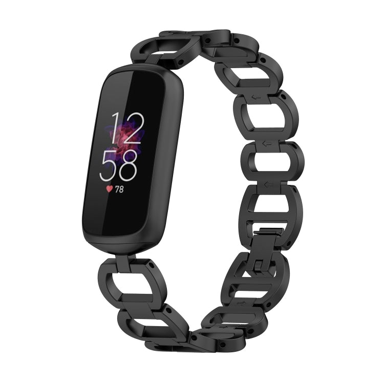 Per Fitbit Luxe Special Edition cinturino in metallo con cinturino di ricambio