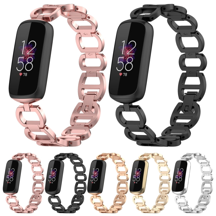 Per Fitbit Luxe Special Edition cinturino in metallo con cinturino di ricambio