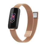 Per Fitbit Luxe Special Edition cinturino di ricambio magnetico in metallo milanese