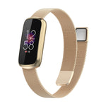 Per Fitbit Luxe Special Edition cinturino di ricambio magnetico in metallo milanese