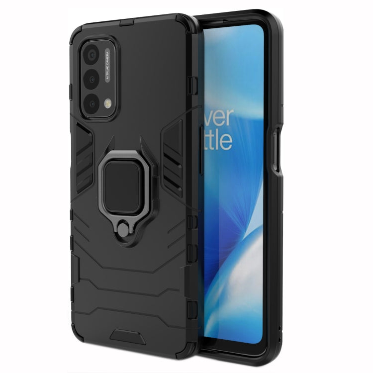 Custodia protettiva antiurto per PC + TPU con supporto per anello magnetico, For OnePlus Nord N200 5G