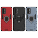 Custodia protettiva antiurto per PC + TPU con supporto per anello magnetico, For OnePlus Nord N200 5G