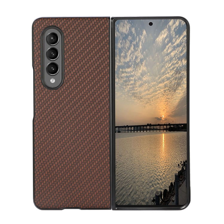 Custodia protettiva antiurto in fibra di carbonio, For Samsung Galaxy Z Fold3 5G