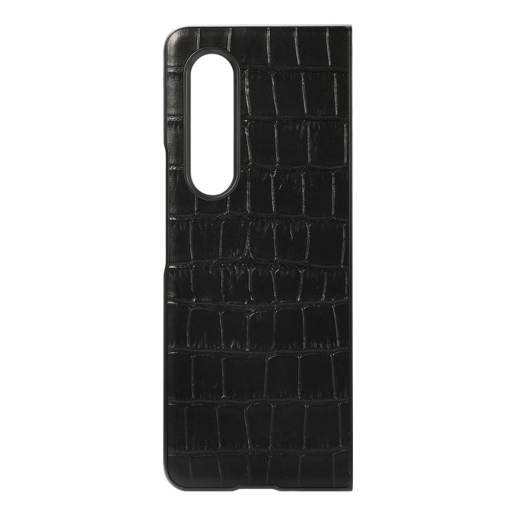 Custodia protettiva antiurto in PU con texture coccodrillo, For Samsung Galaxy Z Fold3 5G