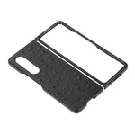 Custodia in pelle protettiva antiurto Texture pelle di struzzo, For Samsung Galaxy Z Fold3 5G