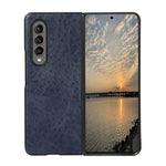 Custodia in pelle protettiva antiurto Crazy Horse Texture, For Samsung Galaxy Z Fold3 5G