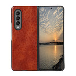 Custodia in pelle protettiva antiurto Crazy Horse Texture, For Samsung Galaxy Z Fold3 5G