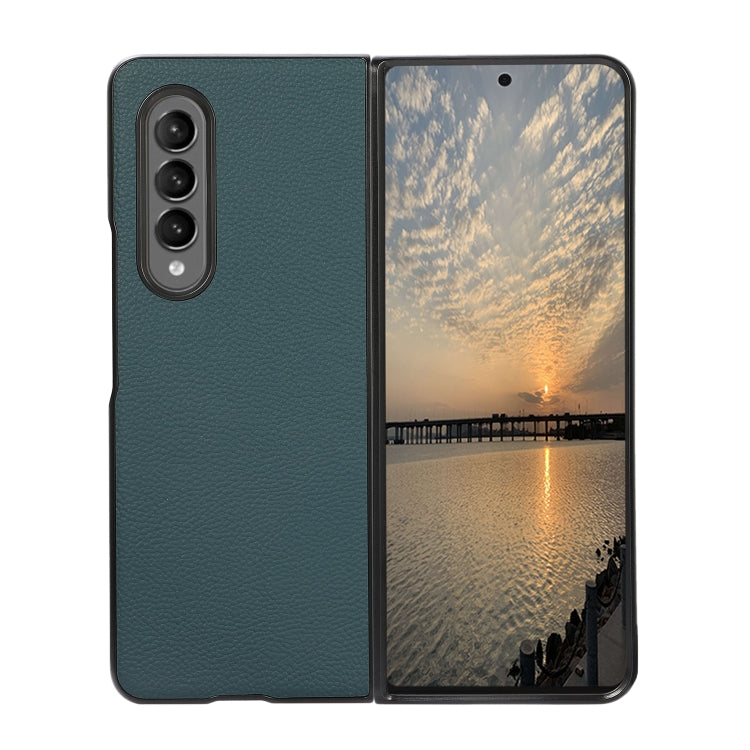 Custodia in pelle protettiva antiurto in vera pelle, For Samsung Galaxy Z Fold3 5G