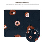 ST01DZ Borsa per laptop stampata in tela leggera, 13.3 inch, 14.1-15.4 inch
