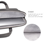 ST06SDJ Borsa per laptop aziendale in PU satinato con tracolla staccabile, 13.3 inch, 14.1-15.4 inch, 15.6 inch