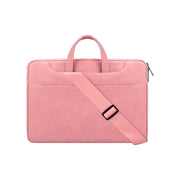 ST06SDJ Borsa per laptop aziendale in PU satinato con tracolla staccabile, 13.3 inch, 14.1-15.4 inch, 15.6 inch