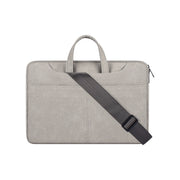 ST06SDJ Borsa per laptop aziendale in PU satinato con tracolla staccabile, 13.3 inch, 14.1-15.4 inch, 15.6 inch