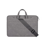 ST06SDJ Borsa per laptop aziendale in PU satinato con tracolla staccabile, 13.3 inch, 14.1-15.4 inch, 15.6 inch