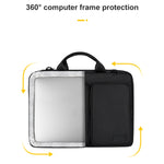 ST11 Borsa per laptop ispessita in poliestere con tracolla staccabile, 13.3 inch (with Strap), 14.1-15.4 inch (with Strap), 15.6 inch (with Strap)