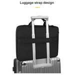 ST11 Borsa per laptop ispessita in poliestere con tracolla staccabile, 13.3 inch (with Strap), 14.1-15.4 inch (with Strap), 15.6 inch (with Strap)