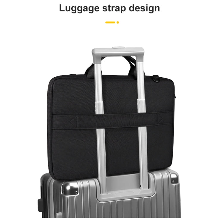 ST11 Borsa per laptop ispessita in poliestere con tracolla staccabile, 13.3 inch (with Strap), 14.1-15.4 inch (with Strap), 15.6 inch (with Strap)