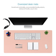 ZD02 Tappetino per mouse pad in PU a doppia faccia, dimensioni: 100 x 44 cm