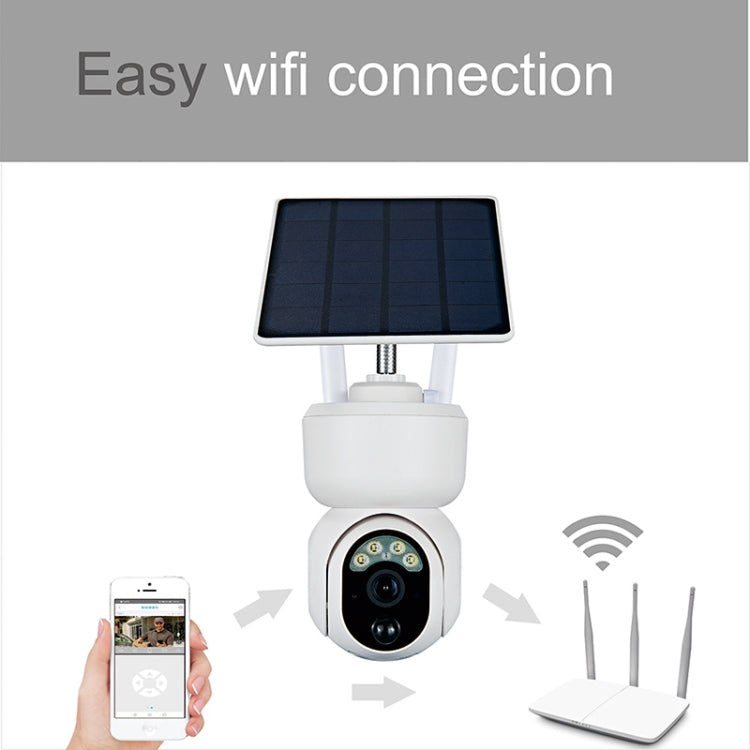 Telecamera PTZ solare 1080P IP65 con allarme AI e interfono
