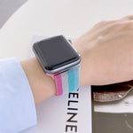 Cinturino di ricambio per cinturino milanese a quattro colori, For Apple Watch Series 7  41mm / & 6 & SE & 5 & 4 40mm, For Apple Watch Series  7  45mm / & 6 & SE & 5 & 4 44mm