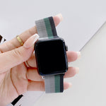 Cinturino di ricambio per cinturino milanese a quattro colori, For Apple Watch Series 7  41mm / & 6 & SE & 5 & 4 40mm, For Apple Watch Series  7  45mm / & 6 & SE & 5 & 4 44mm