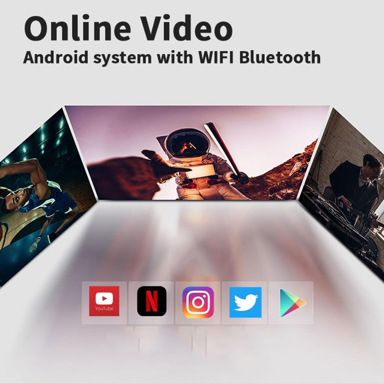Proiettore portatile HD 1080p LED con altoparlante Bluetooth