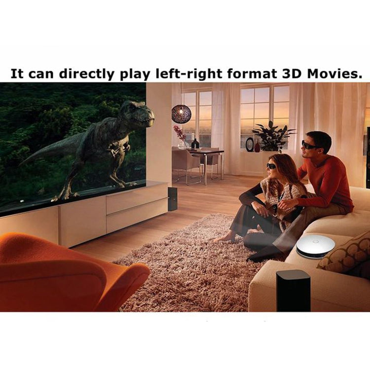 DL-S9 Portable HD Digital LED Projector for Home Theater 1280x720P 300 Lumens, Android 6.0, 2G+16GB/32GB, DL-S9 US Plug