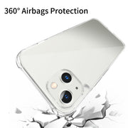 LESUDESIGN Rhino Shield Series Custodia protettiva per telefono trasparente anticaduta in TPU con design di conversione del suono, For iPhone 13 mini, For iPhone 13, For iPhone 13 Pro, For iPhone 13 Pro Max