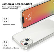 LESUDESIGN Rhino Shield Series Custodia protettiva per telefono trasparente anticaduta in TPU con design di conversione del suono, For iPhone 13 mini, For iPhone 13, For iPhone 13 Pro, For iPhone 13 Pro Max