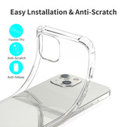LESUDESIGN Rhino Shield Series Custodia protettiva per telefono trasparente anticaduta in TPU con design di conversione del suono, For iPhone 13 mini, For iPhone 13, For iPhone 13 Pro, For iPhone 13 Pro Max