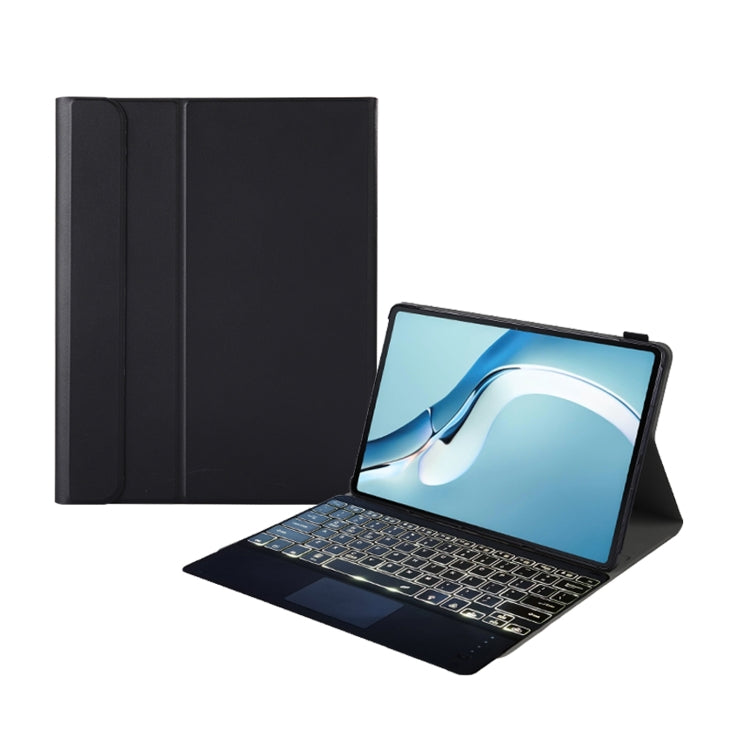Per Huawei MatePad Pro 12.6 2021 Sheep Texture Tastiera Bluetooth retroilluminata ultrasottile Custodia in pelle a conchiglia orizzontale con supporto Touchpad, A126-AS