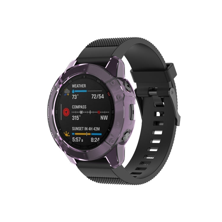 Custodia protettiva in TPU a mezza copertura per smartwatch, For Garmin Fenix 6 / 6 Pro, For Garmin Fenix 6S / 6S Pro, For Garmin Fenix 6X / 6X Pro