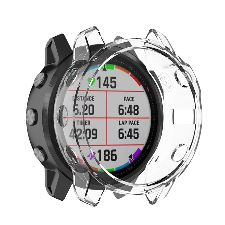 Custodia protettiva in TPU a mezza copertura per smartwatch, For Garmin Fenix 6 / 6 Pro, For Garmin Fenix 6S / 6S Pro, For Garmin Fenix 6X / 6X Pro