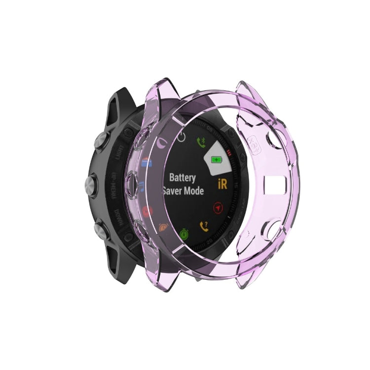 Custodia protettiva in TPU a mezza copertura per smartwatch, For Garmin Fenix 6 / 6 Pro, For Garmin Fenix 6S / 6S Pro, For Garmin Fenix 6X / 6X Pro