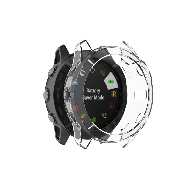 Custodia protettiva in TPU a mezza copertura per smartwatch, For Garmin Fenix 6 / 6 Pro, For Garmin Fenix 6S / 6S Pro, For Garmin Fenix 6X / 6X Pro