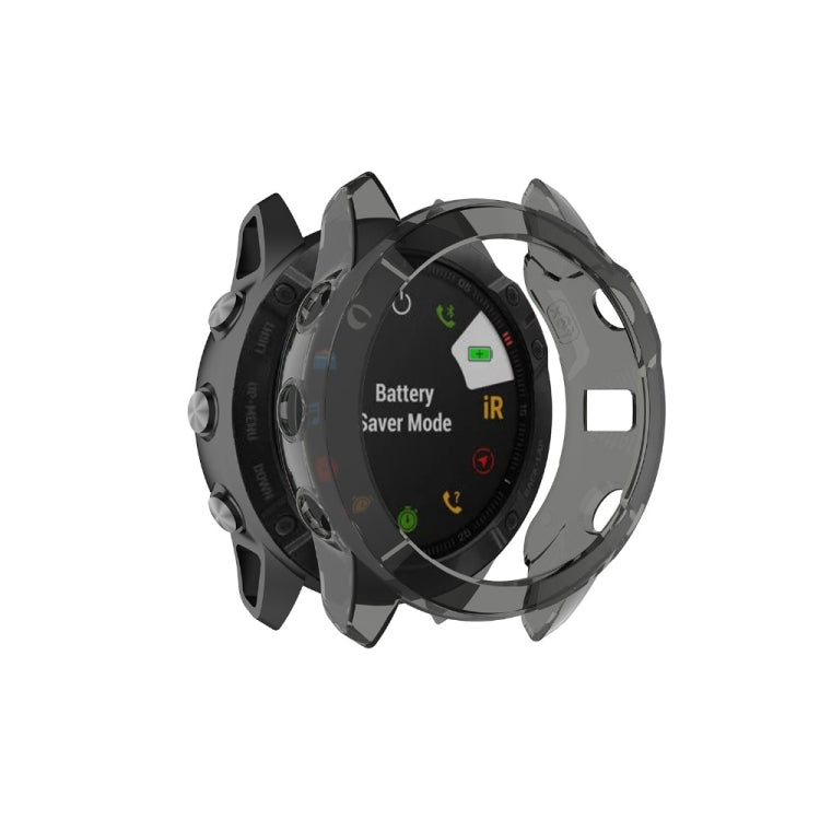 Custodia protettiva in TPU a mezza copertura per smartwatch, For Garmin Fenix 6 / 6 Pro, For Garmin Fenix 6S / 6S Pro, For Garmin Fenix 6X / 6X Pro